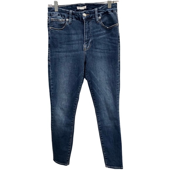 Good American Good Legs Denim Skinny Ankle Jeans Size 6 / 28 - Picture 1 of 5